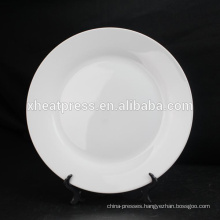 logo custom Sublimation 8" Blank Ceramic Plate